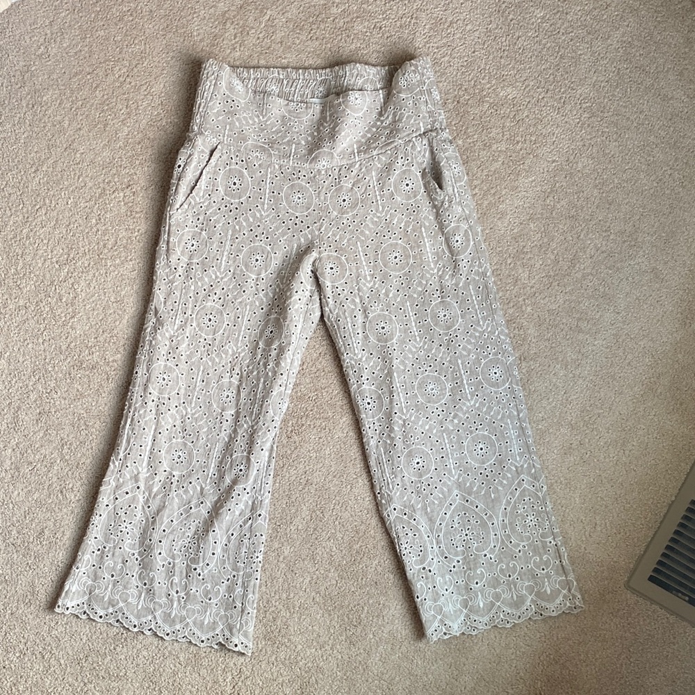 Sundance Textured Beige Pants